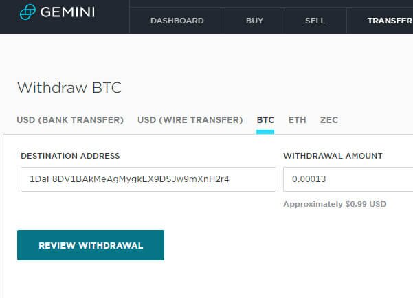 how to move cryptocurrency from a wallet to an exchange