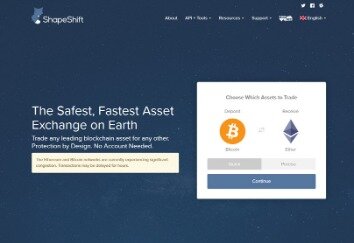 where can i exchange cryptocurrency shapeshift